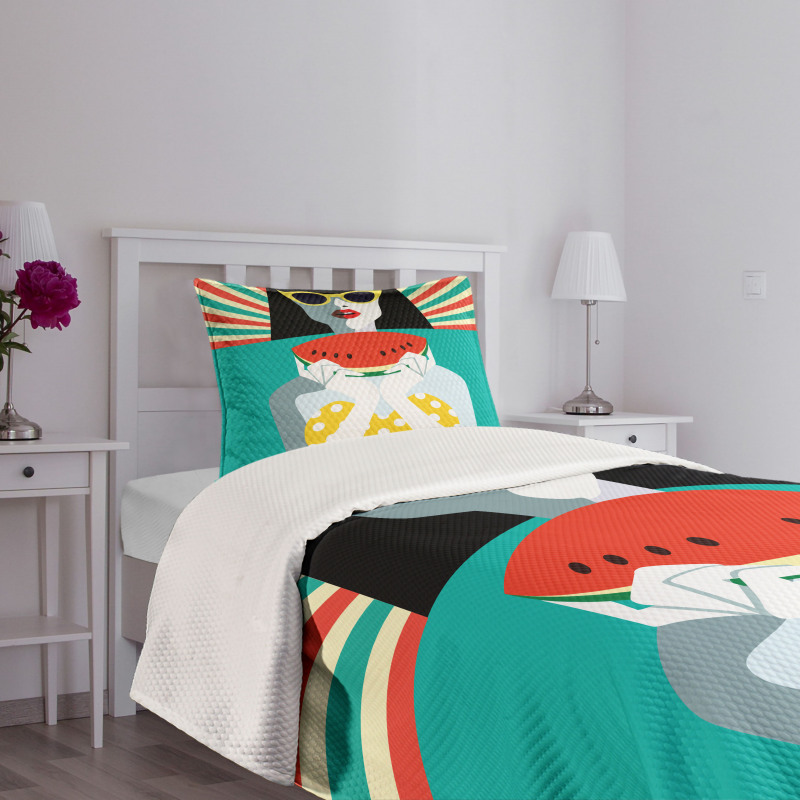 Pop Art on Holiday Bedspread Set