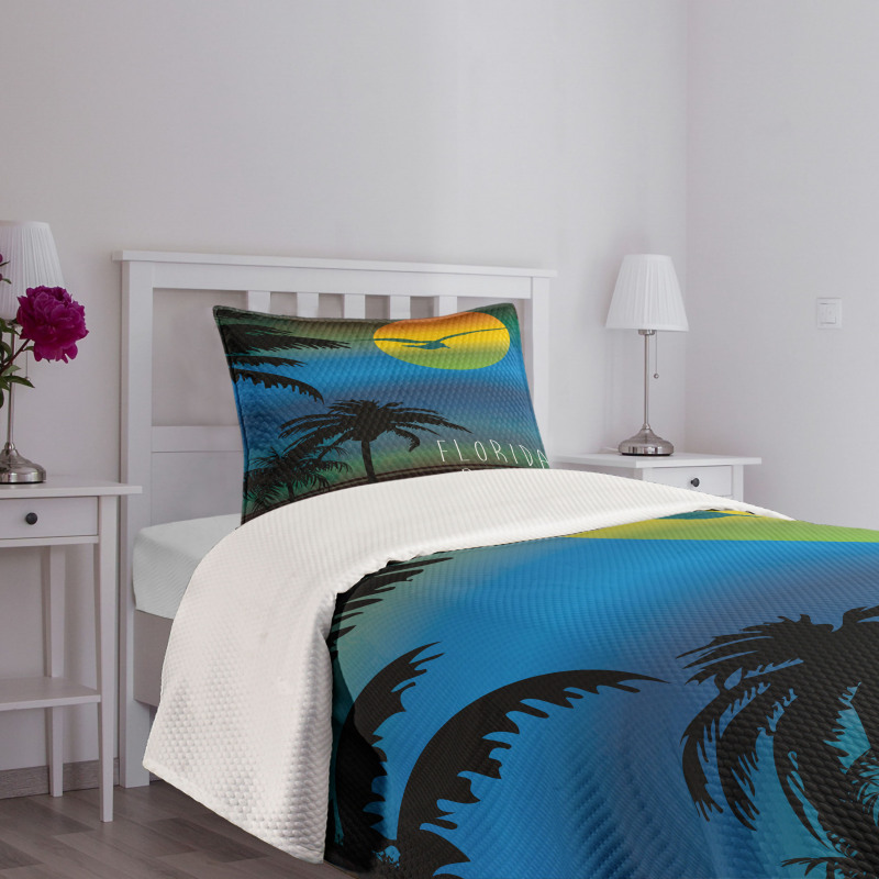 Dreamlike Sunset Shore Bedspread Set