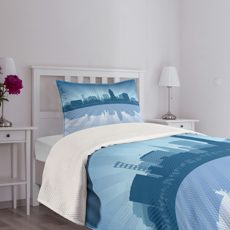 Lincoln City Skyline Bedspread Set