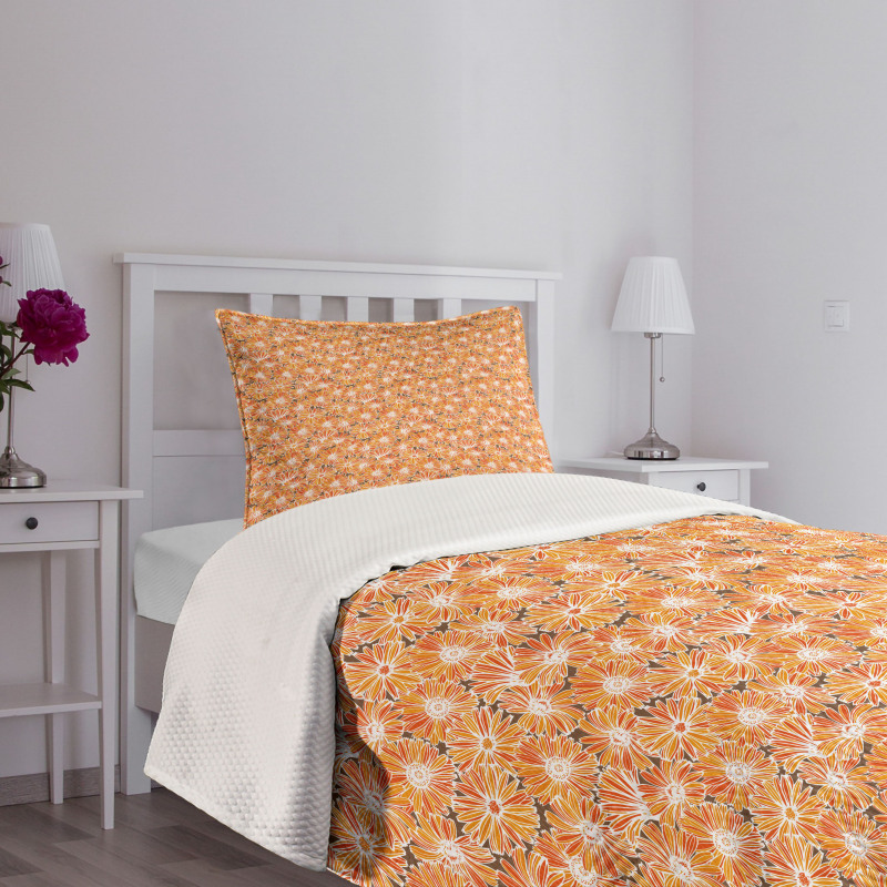 Calendula Florets Bedspread Set
