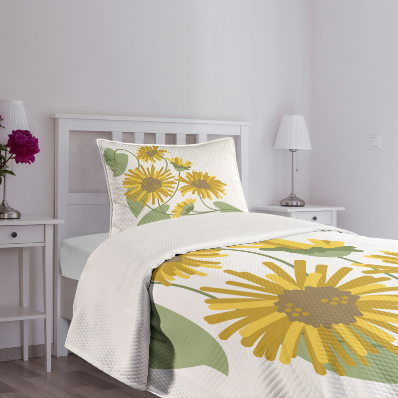 Bedding Plants Artwork Bedspread Set