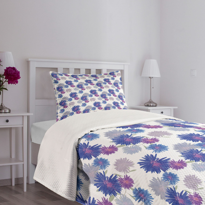 Blossoming Daisies Design Bedspread Set