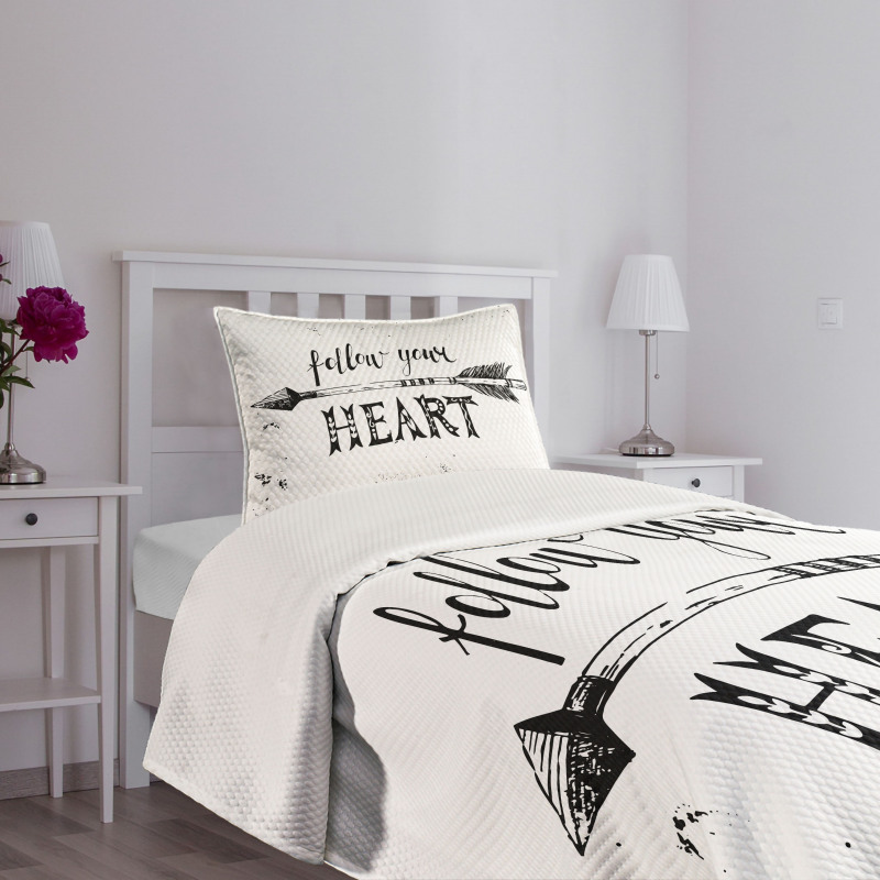 Follow Your Heart Bedspread Set