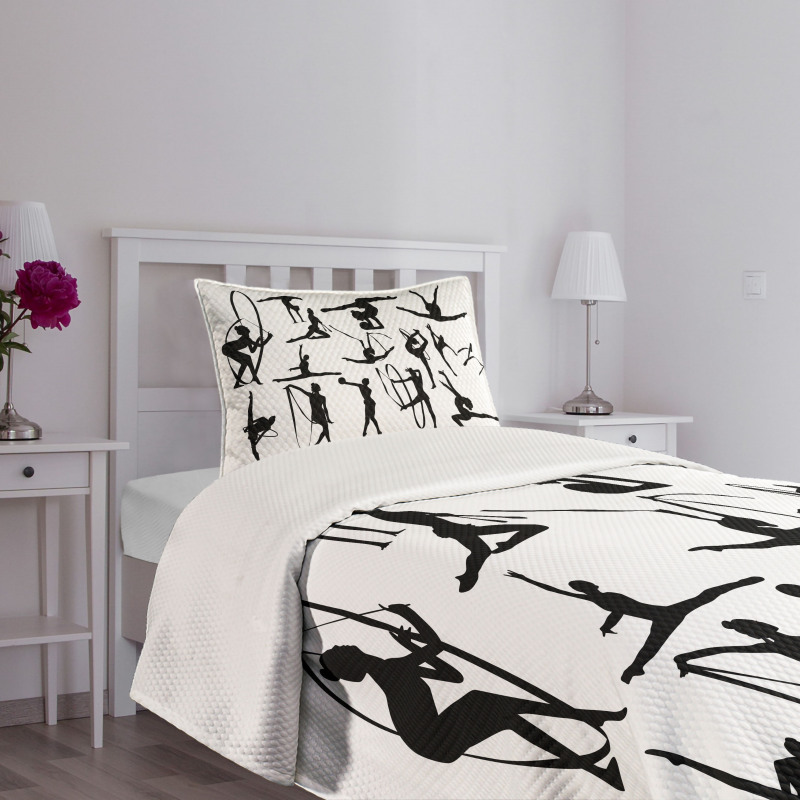 Aerobic Theme Design Bedspread Set