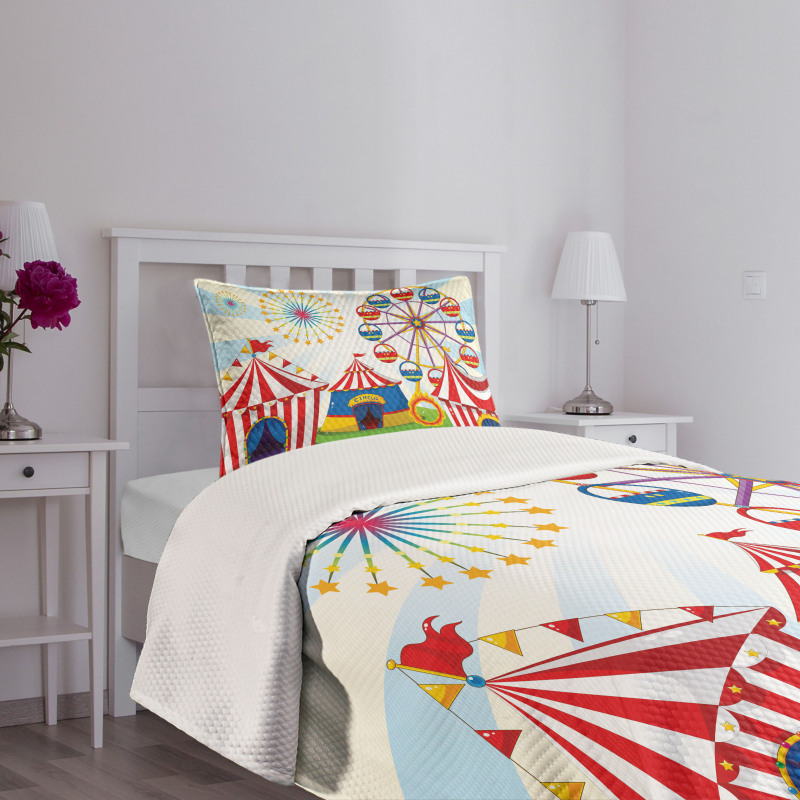 Striped Tents Bedspread Set