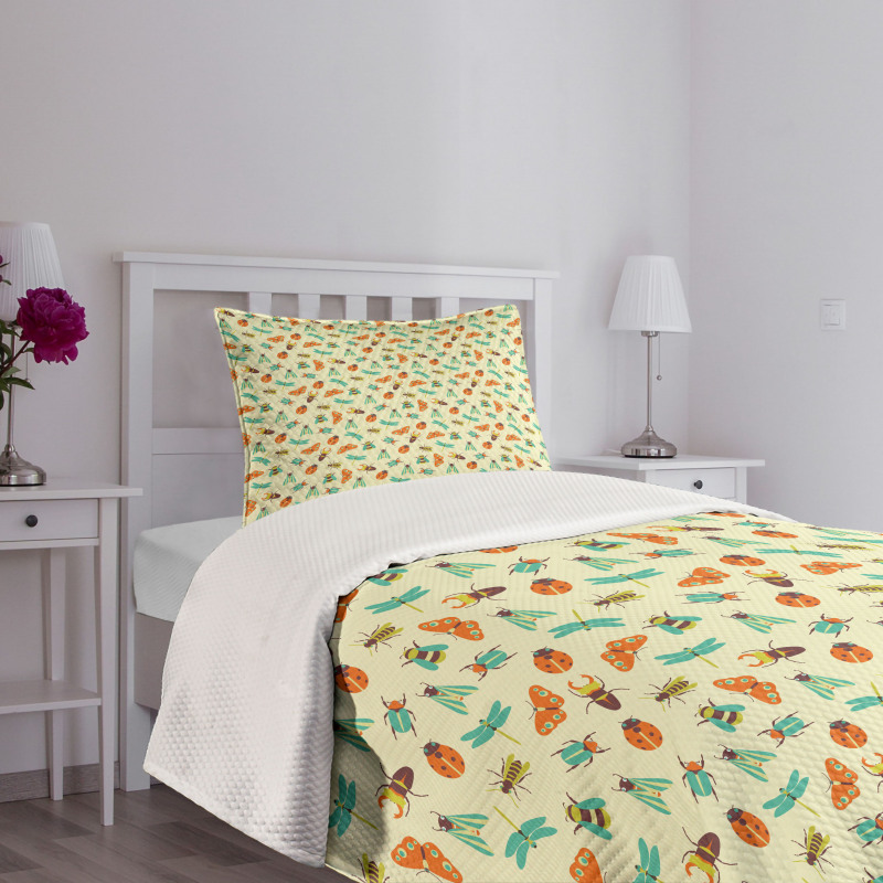 Entomology Wildlife Bedspread Set