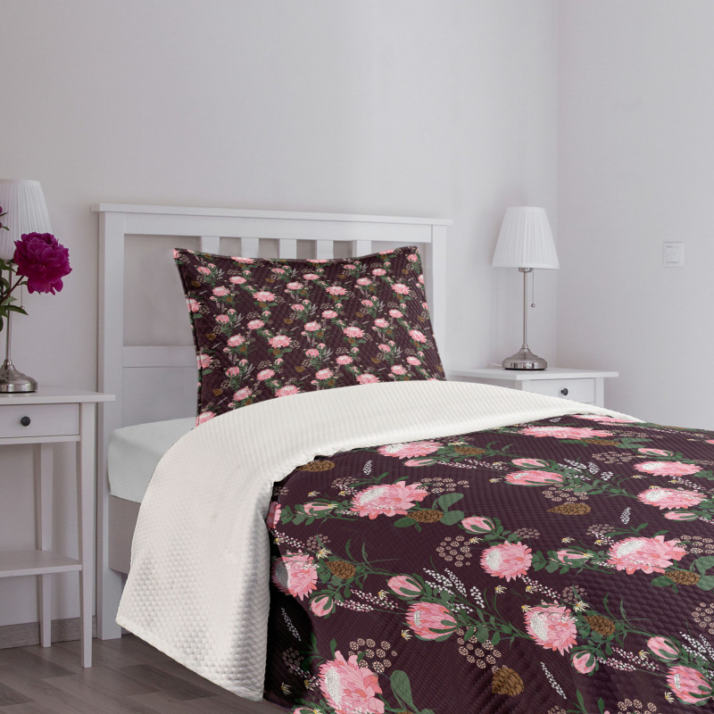 Protea Bouquets Bedspread Set