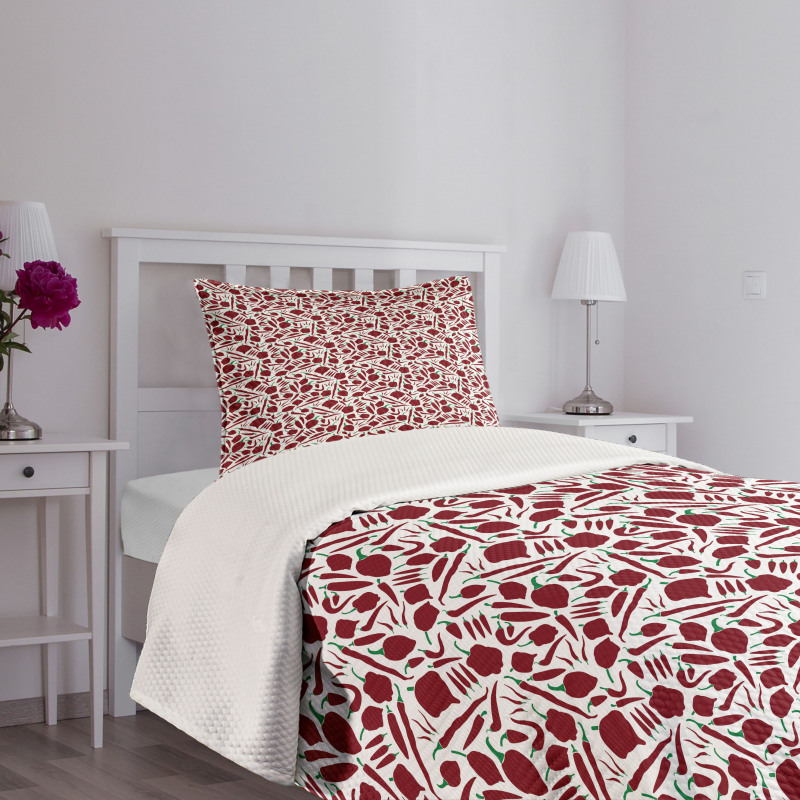 Various Types of Chilli Bedspread Set