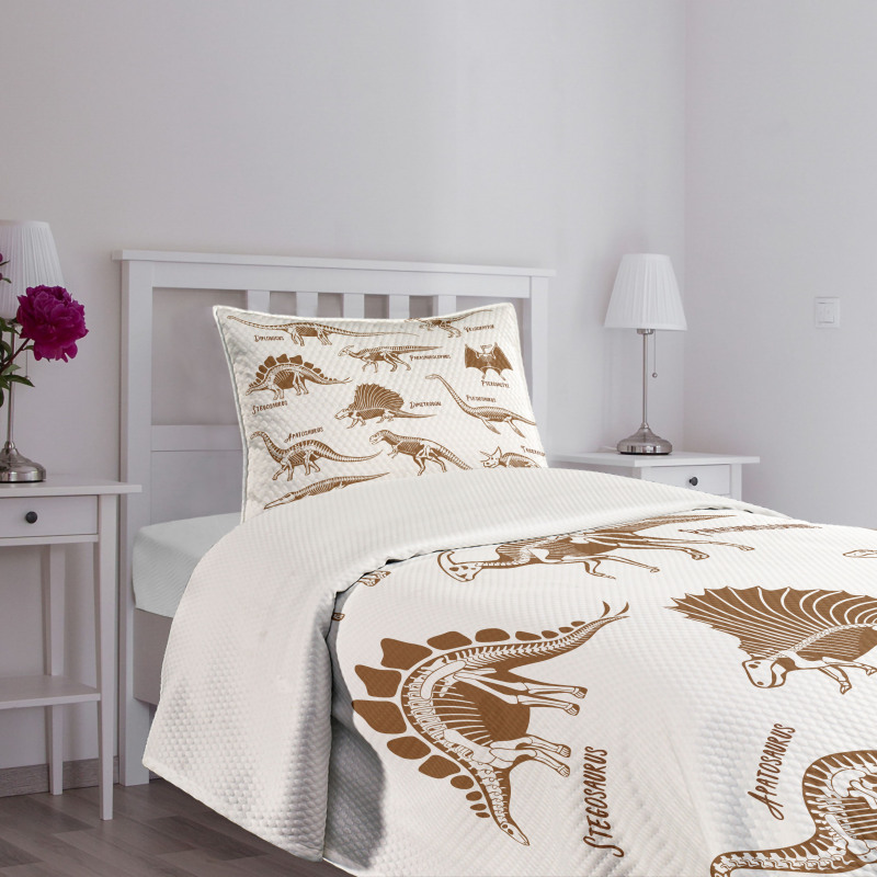 Reptile Dinos Bedspread Set