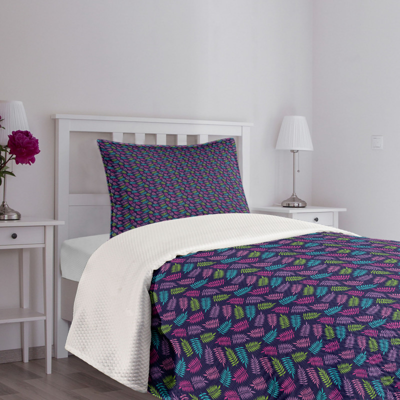 Tropical Rainforest Foliage Bedspread Set