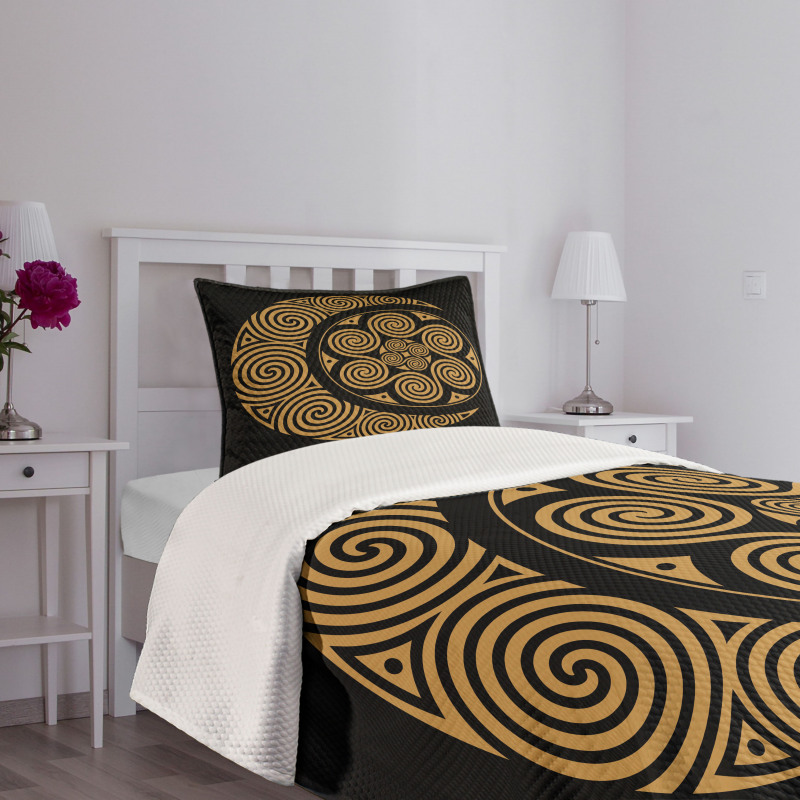 Celtic Moon and Sun Boho Bedspread Set