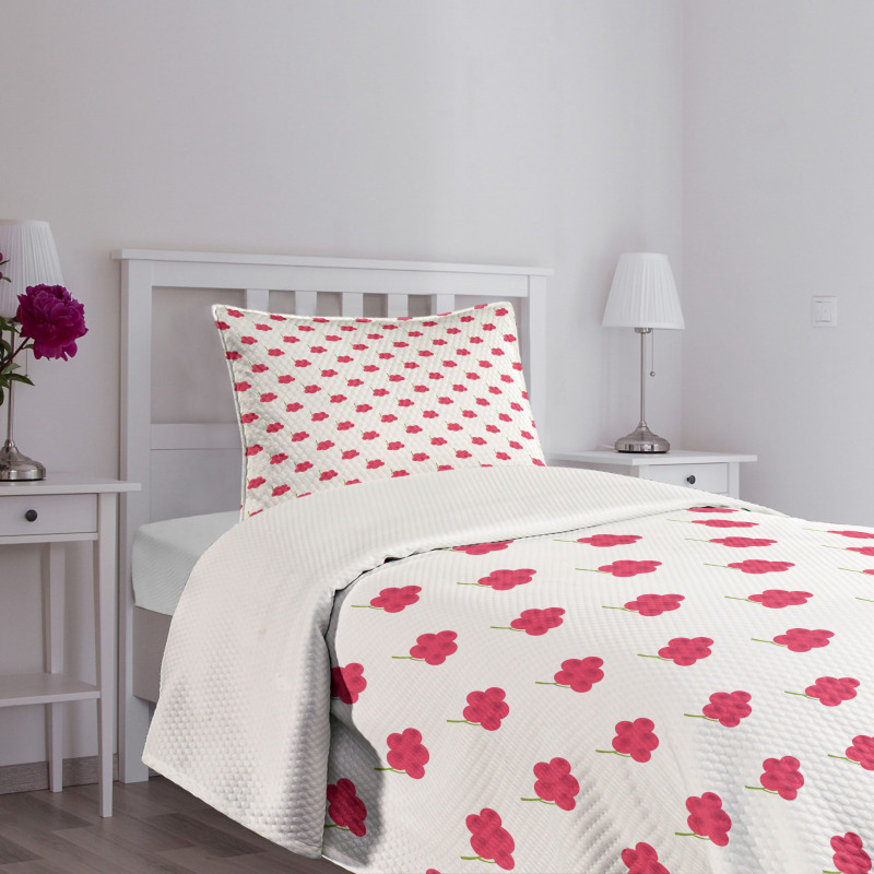 Summer Berry Retro Style Bedspread Set