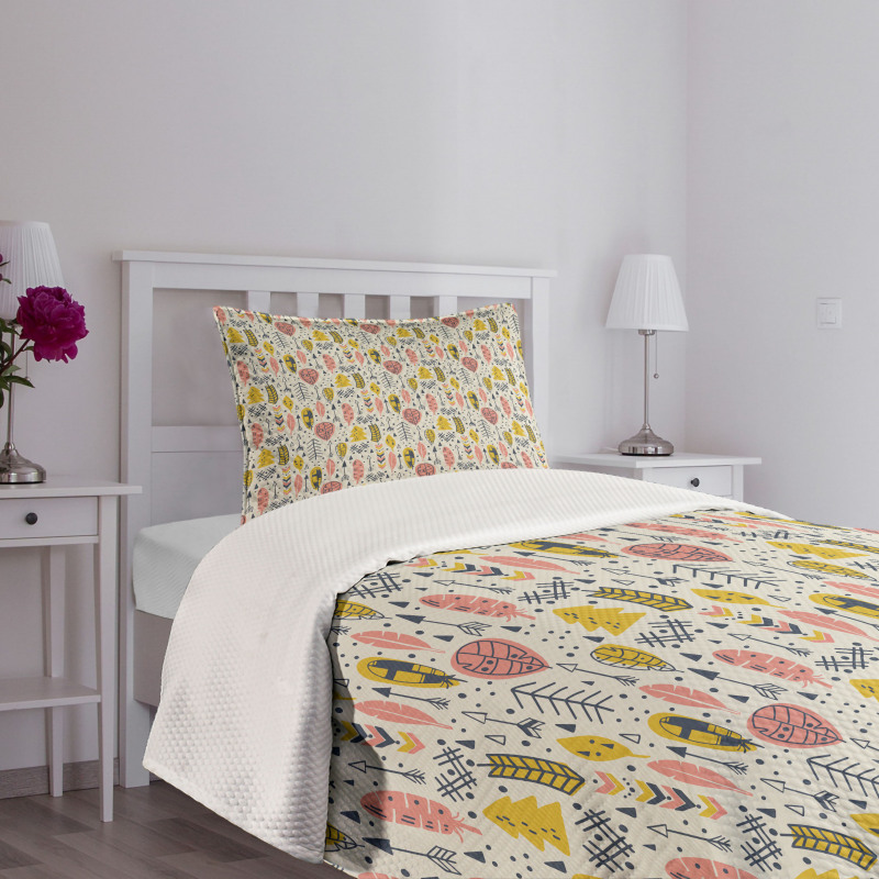 Feathers and Arrows Ethnic Bedspread Set