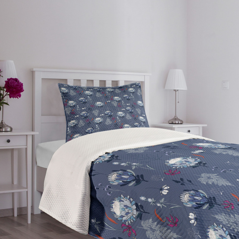 Botanical Flourishing Blooms Bedspread Set