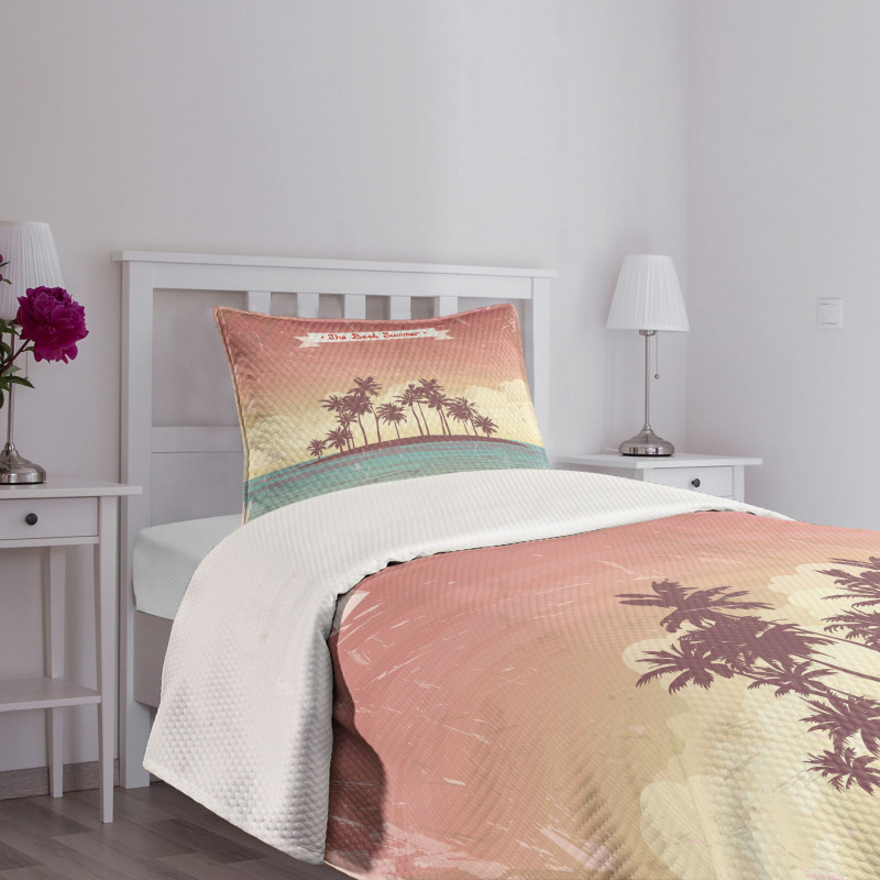 Best Summer Calligraphy Bedspread Set