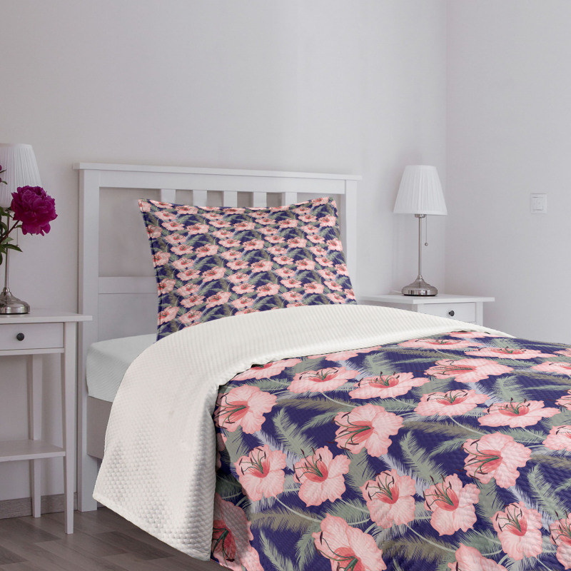 Blooming Flowers Composition Bedspread Set