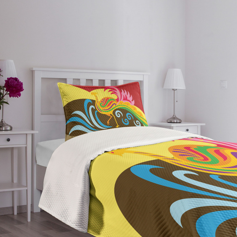 Colorful Abstract Ethnic Bedspread Set