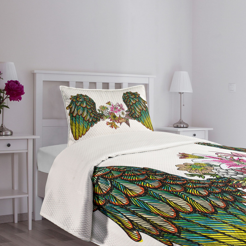 Bohemian Flower Bedspread Set