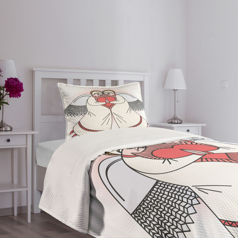 Themed Artwork Bedspread Set