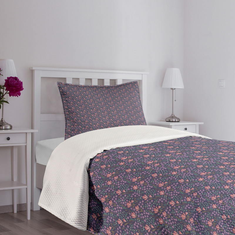 Blossoming Flowers Bouquet Bedspread Set