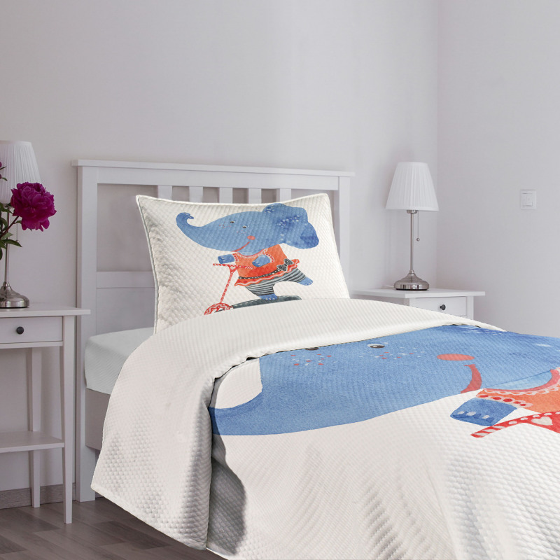 Animal Scooter Bedspread Set