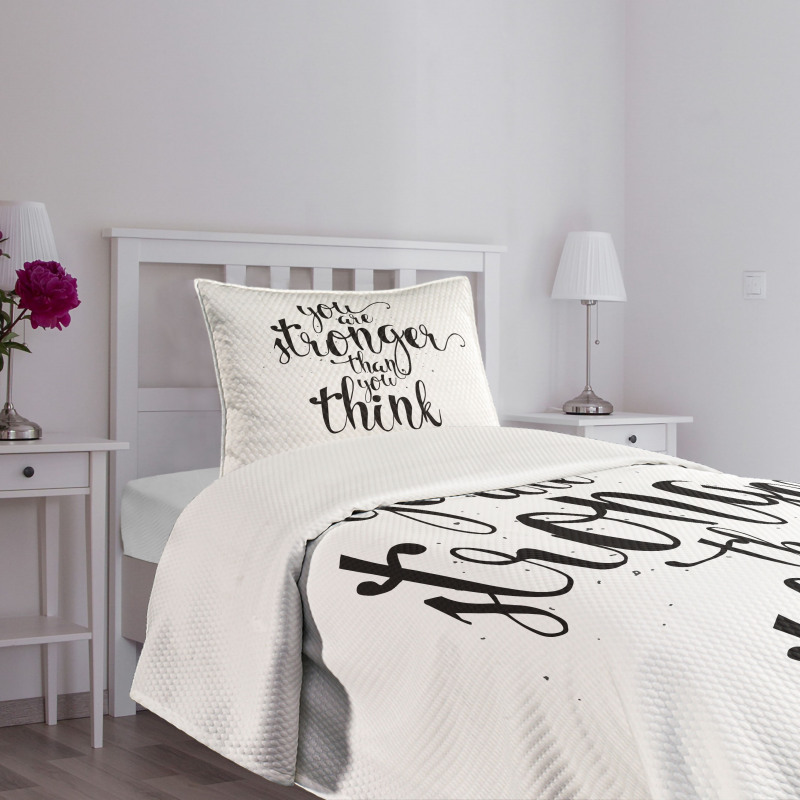 You are Stronger Wisdom Life Bedspread Set