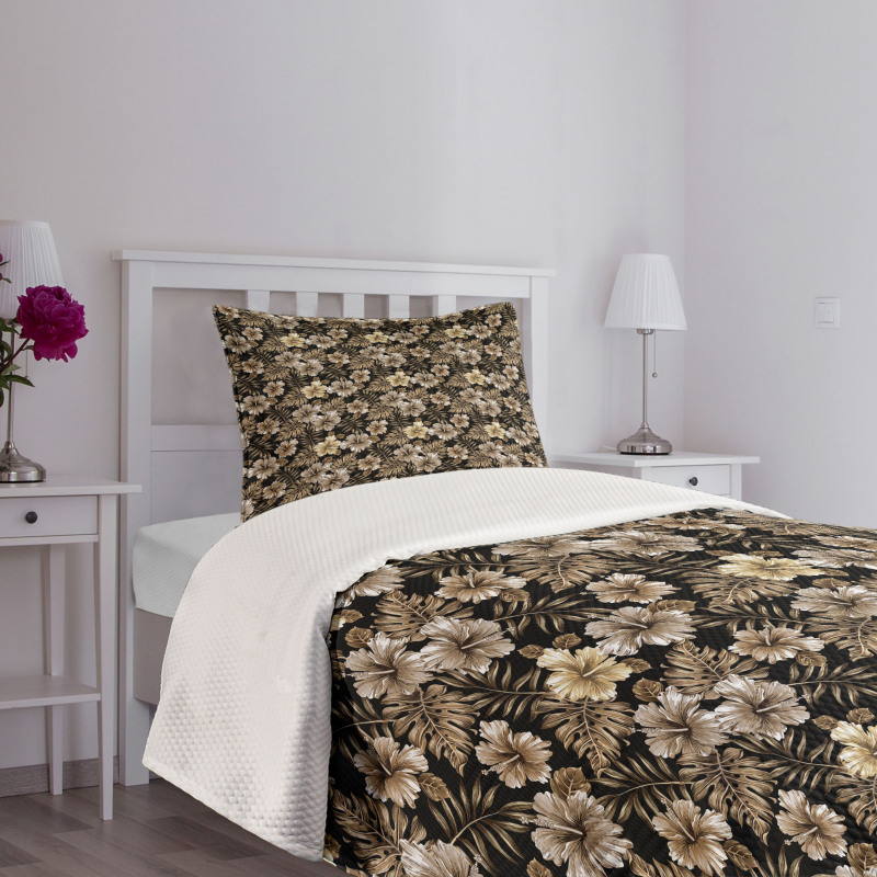 Nostalgic Botany Flora Art Bedspread Set