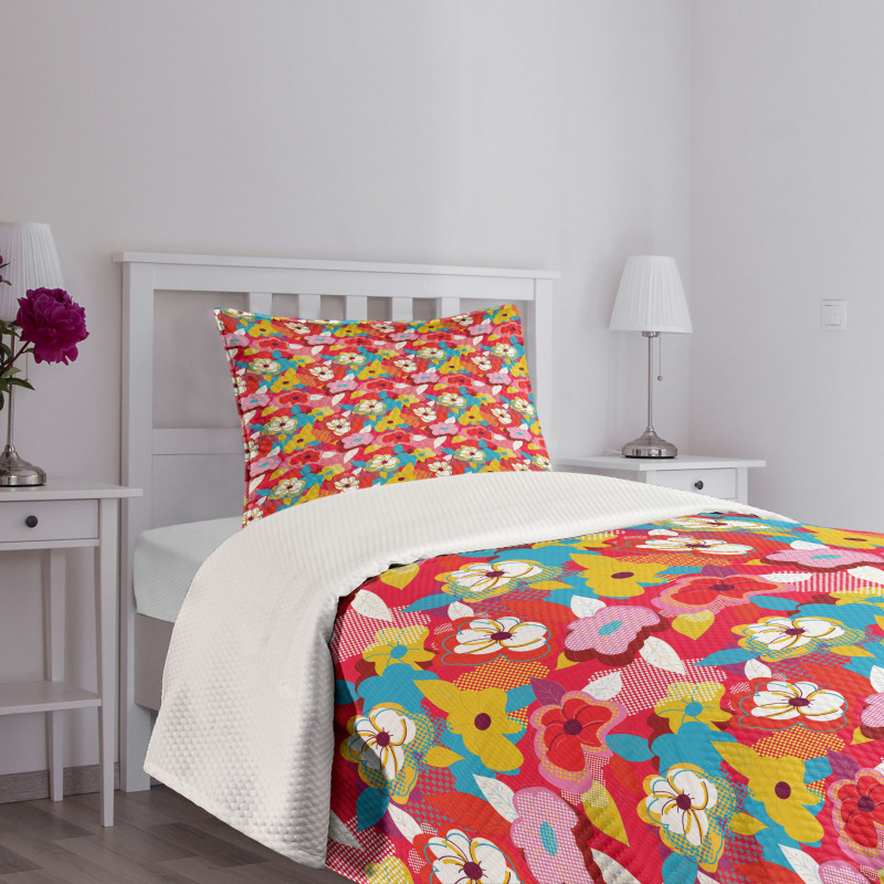 Abstract Design Garden Art Bedspread Set