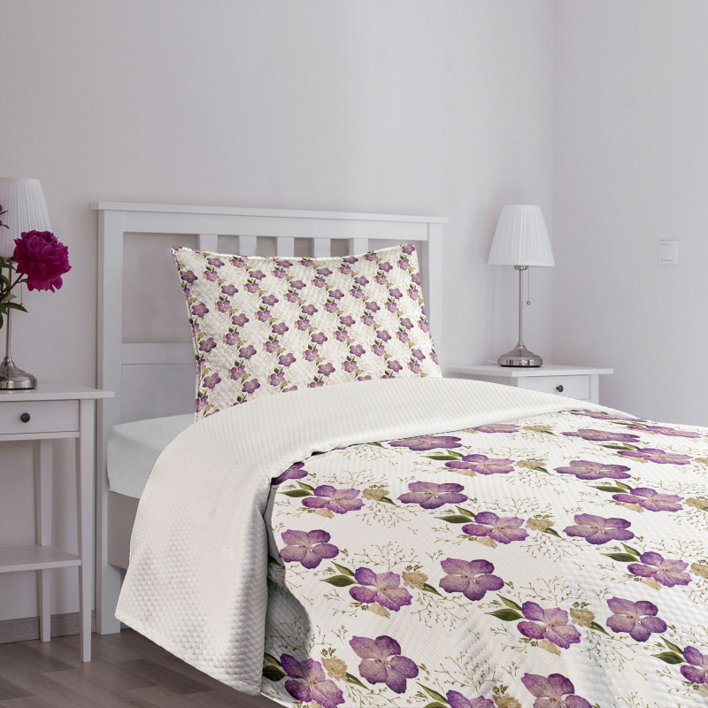 Nature Flower Heart Romance Bedspread Set