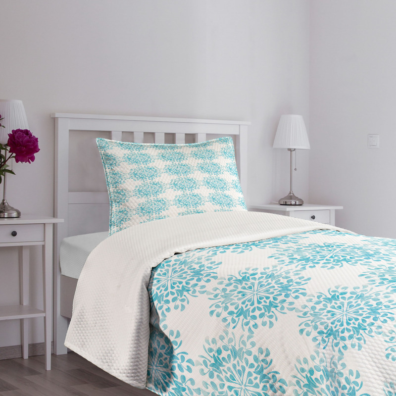 Abstract Watercolored Bedspread Set