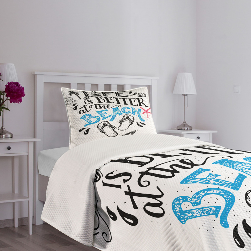 Life is Better at the Beach Bedspread Set