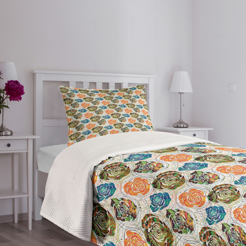 Paisley Inspired Mandala Bedspread Set