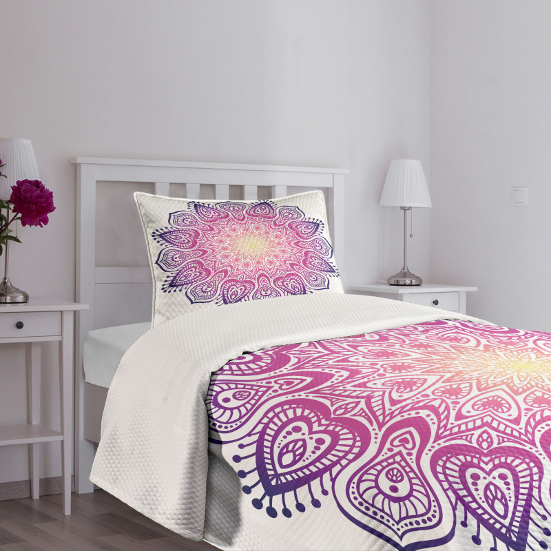 Mediation Inspired Element Bedspread Set