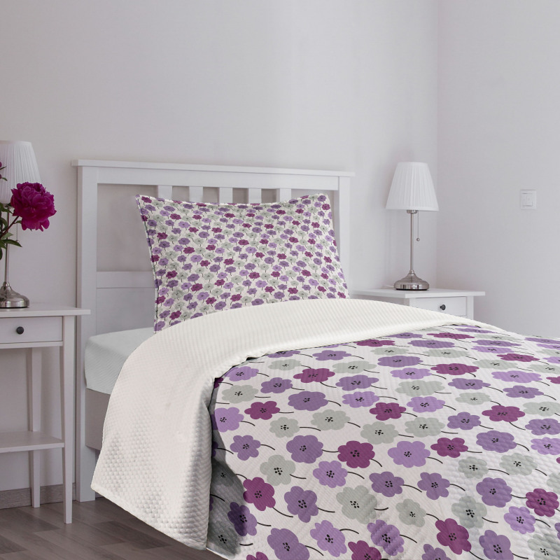 Blossoming Flowers Bedspread Set