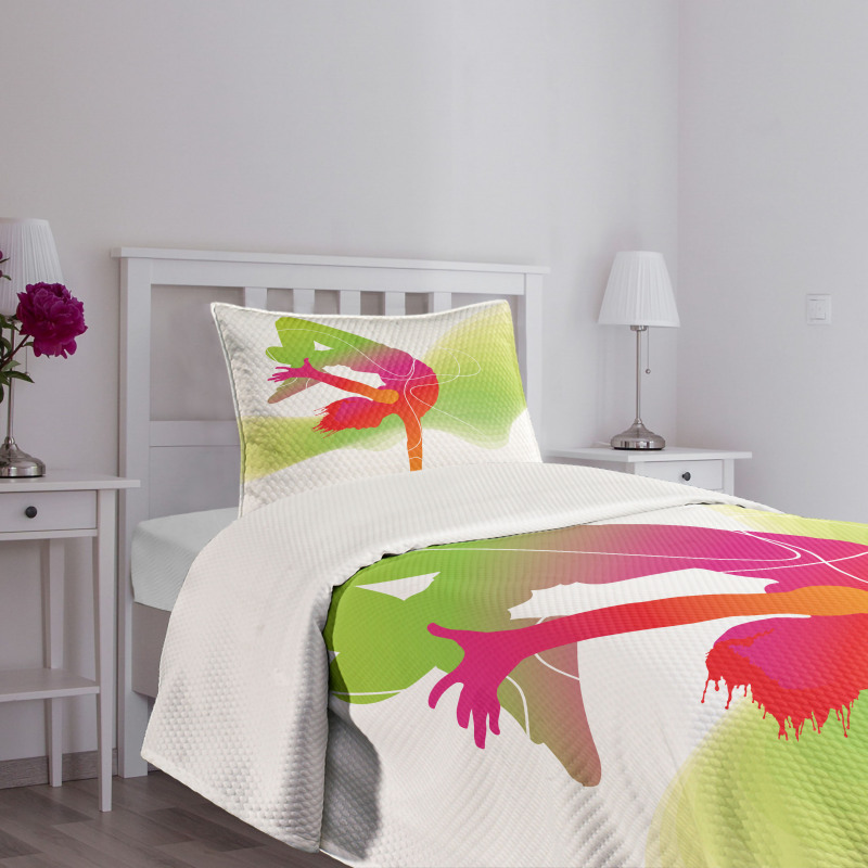 Colorful Sporty Theme Bedspread Set