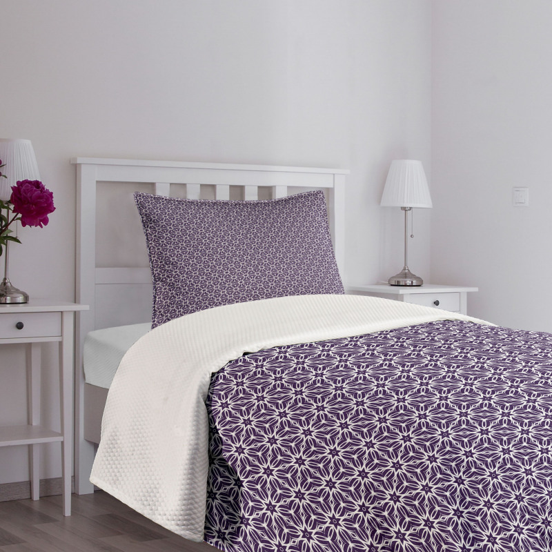 Monotone Design Romantic Bedspread Set