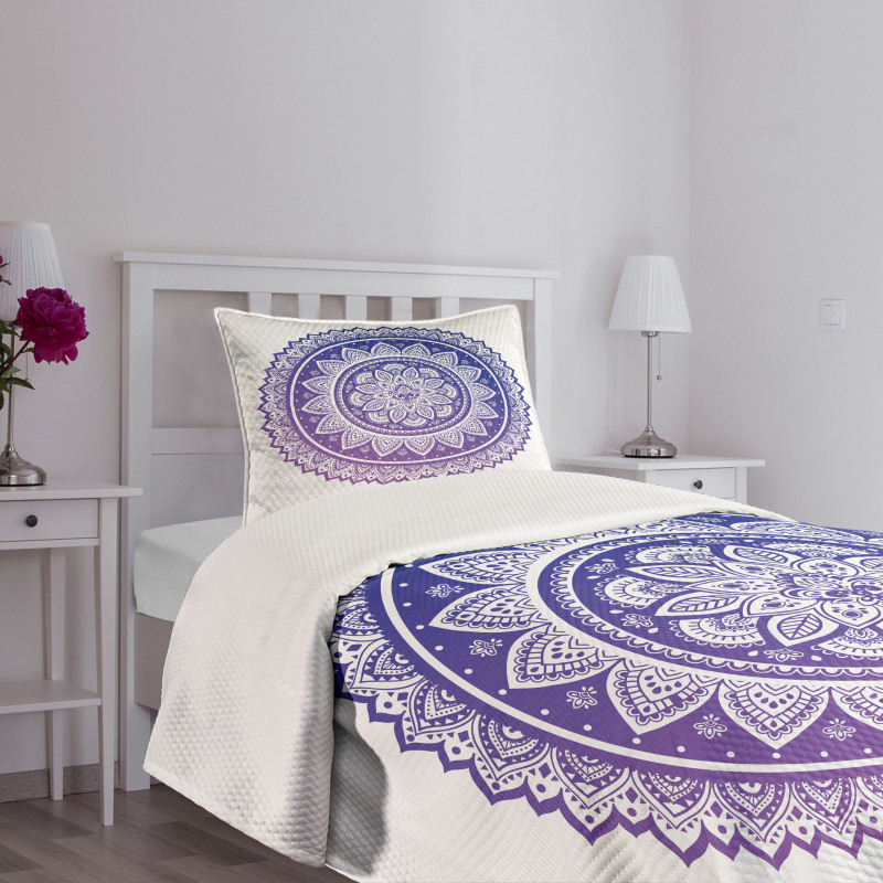 Flourishing Petals Asian Bedspread Set