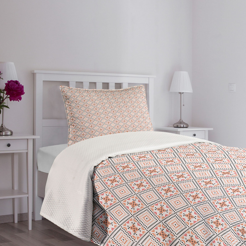 Squares and Rhombuses Bedspread Set