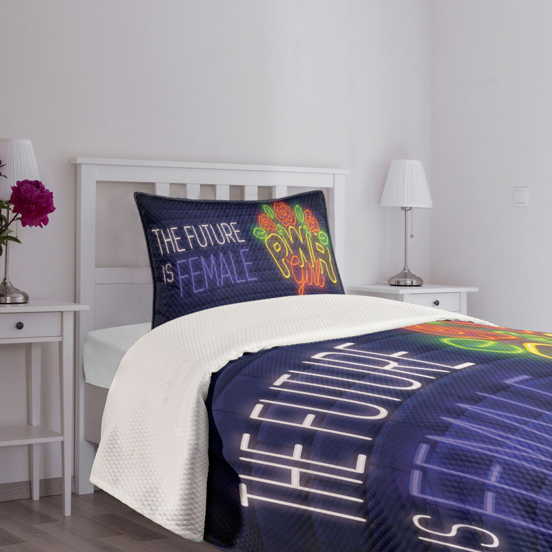 Future is Female Bedspread Set