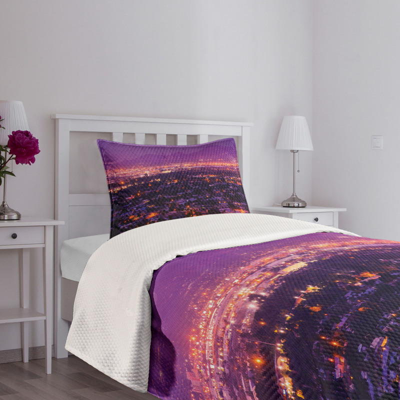 Night Panorama of Phoenix Bedspread Set