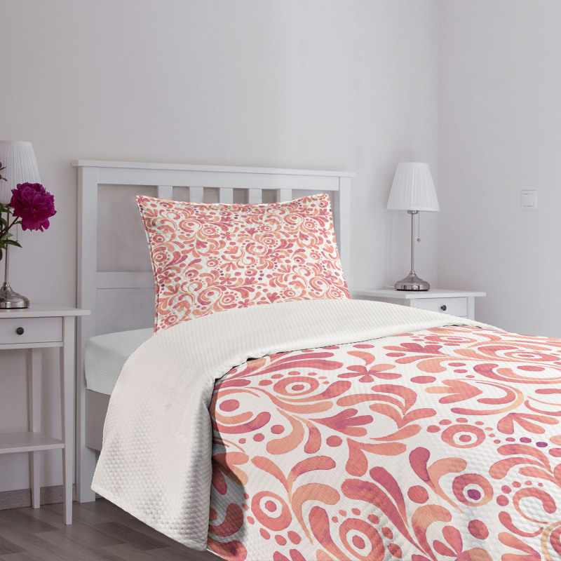 Pastel Botany Bedspread Set