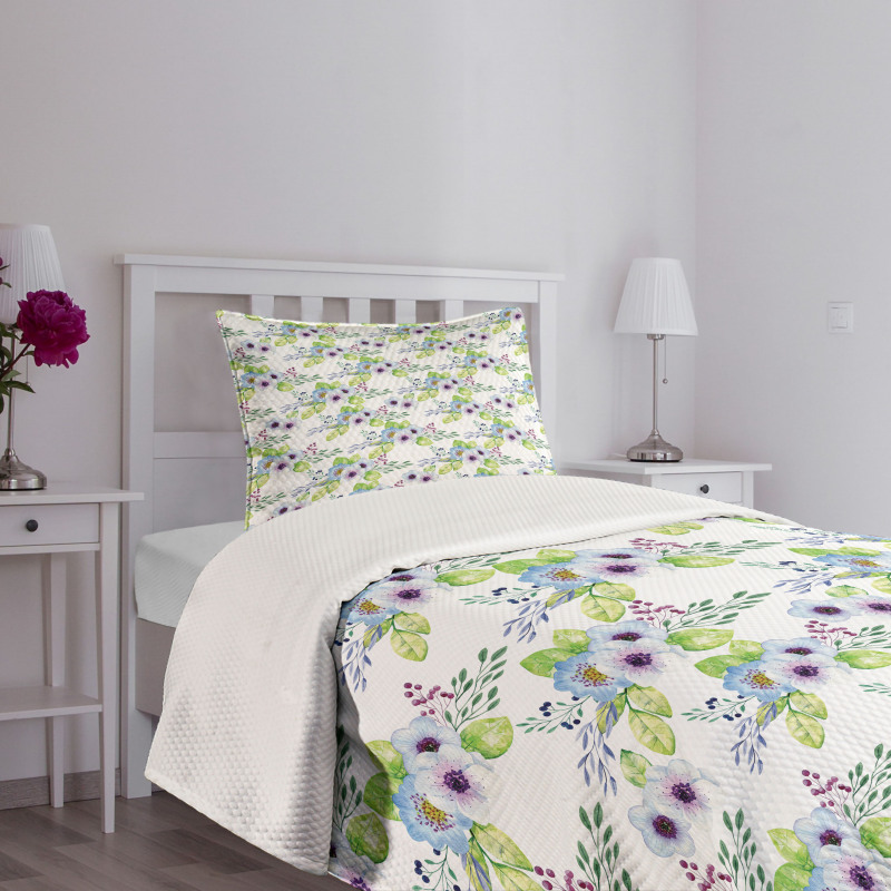 Bloom Botanical Romantic Bedspread Set