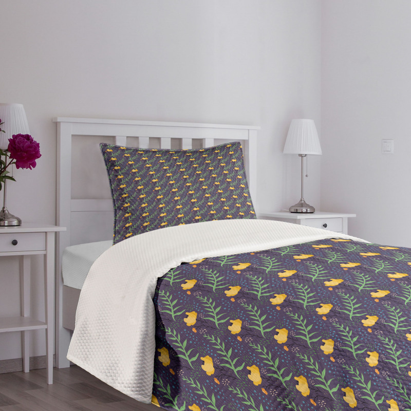 Doodle Botany in Blossom Bedspread Set