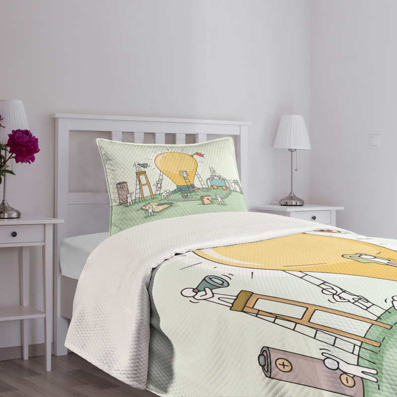 Creativity Teamwork Bedspread Set