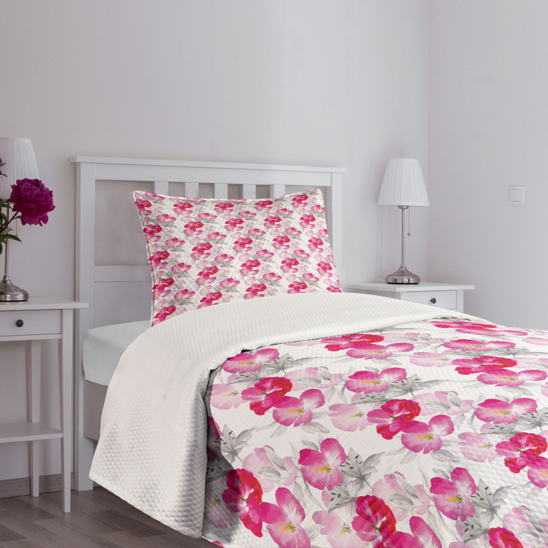 Spring Romantic Composition Bedspread Set