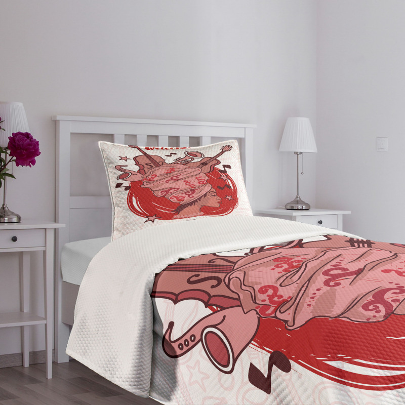 Welcome Jazz Festival Bedspread Set