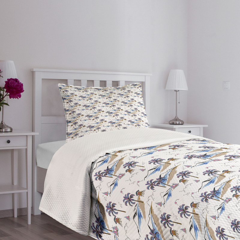 Exotic Island Summer Bedspread Set