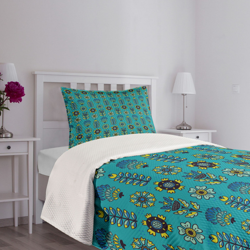 Botanical Element Bedspread Set