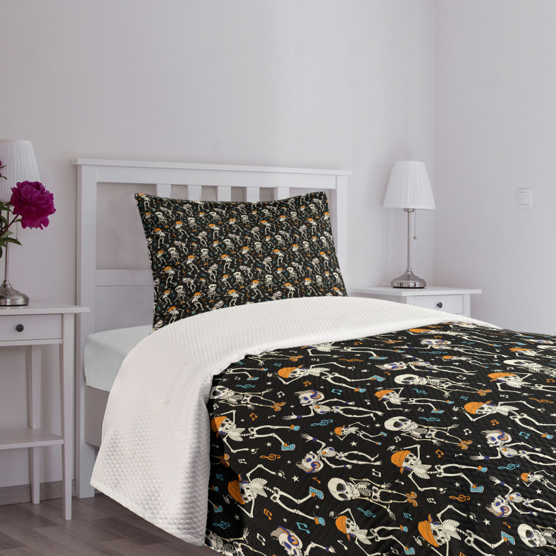 Halloween Party Bedspread Set