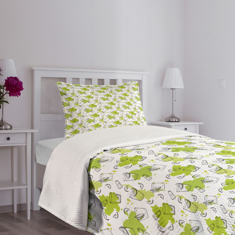 Lemon Slices Salt Shaker Bedspread Set